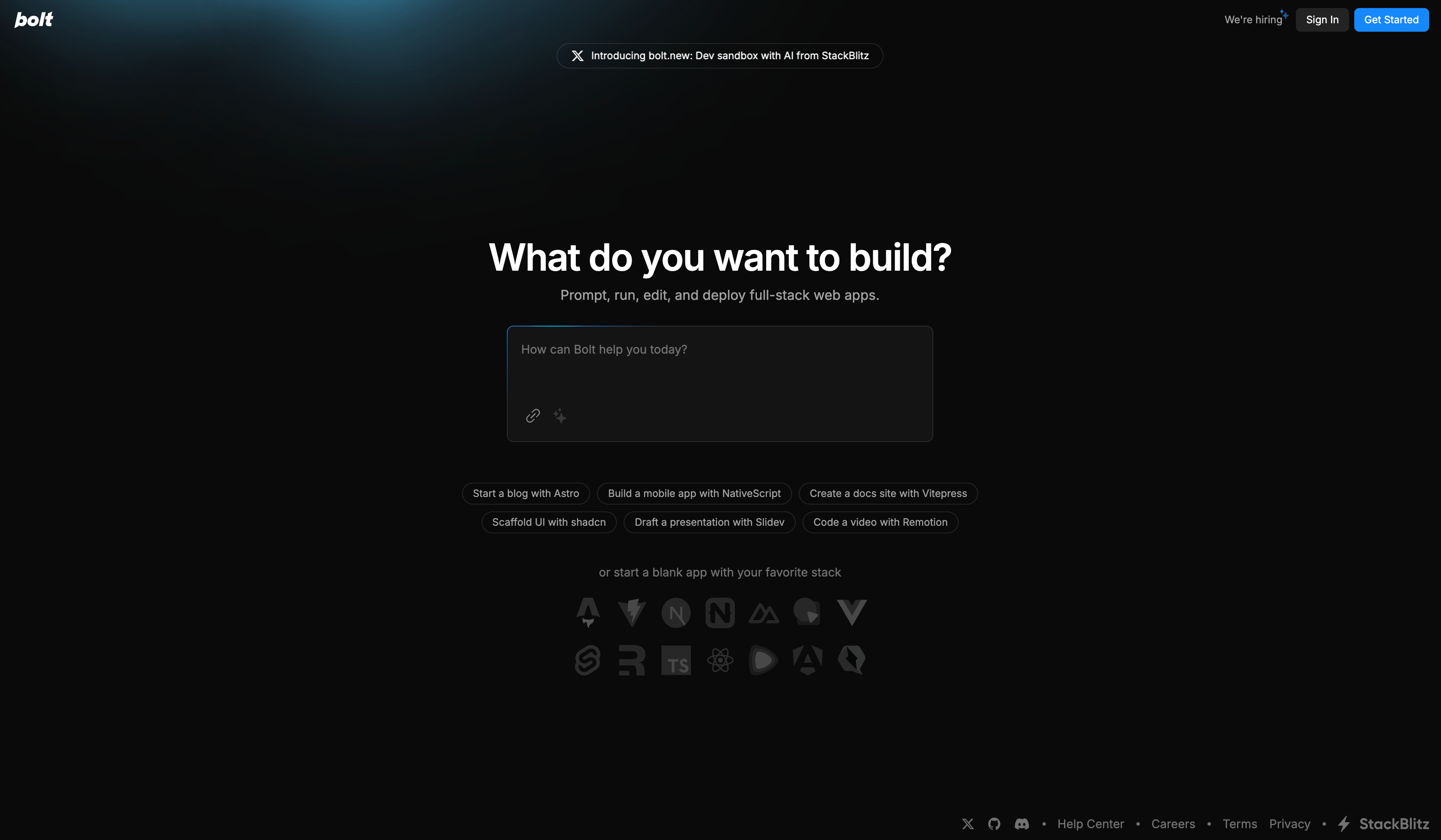 Bolt screenshot