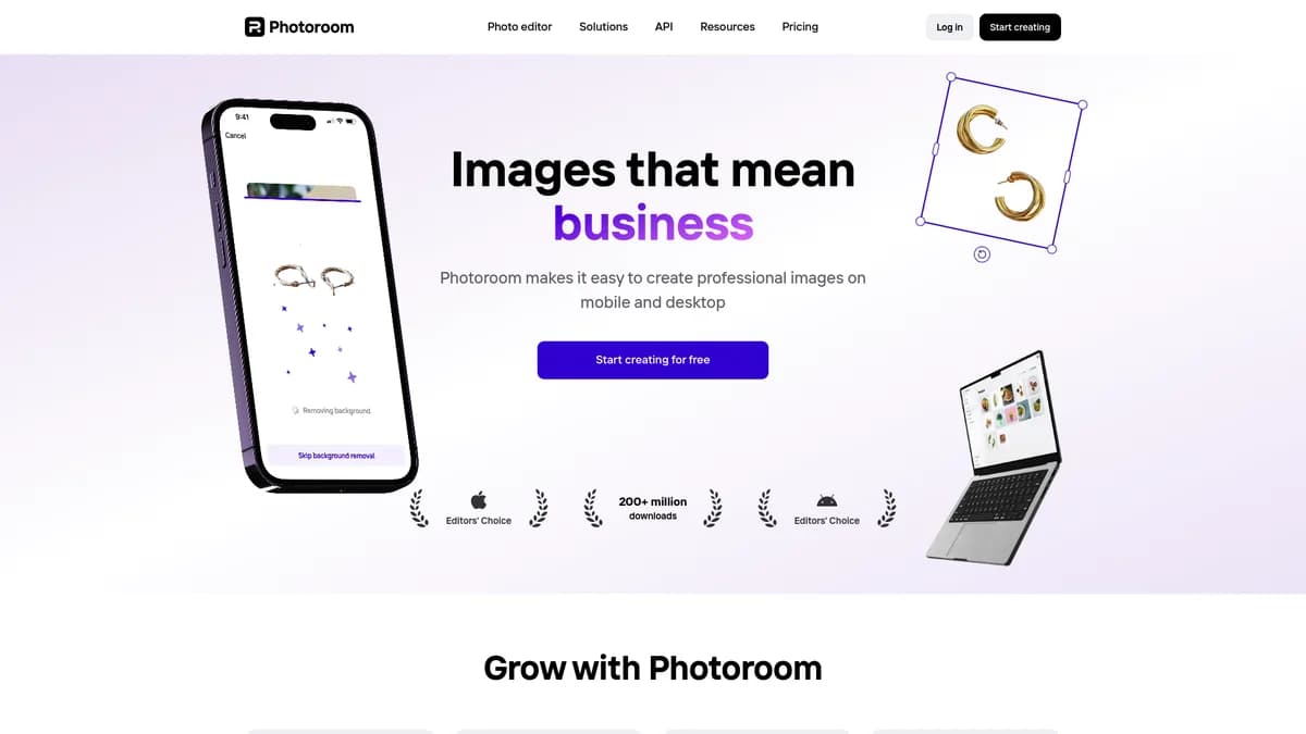 PhotoRoom screenshot