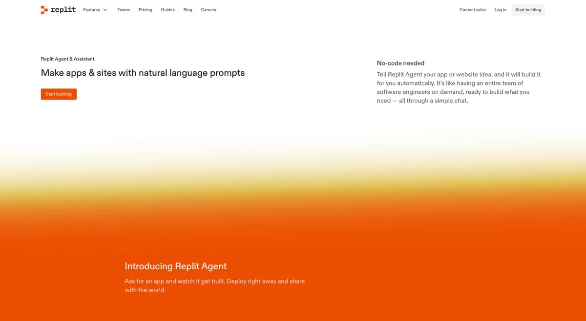 Replit Agent screenshot